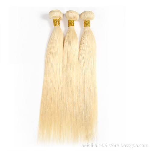 613 bundles raw virgin hair with closure frontal indian human hair blonde weave straight body deep wave curly Russian 9A Grade
